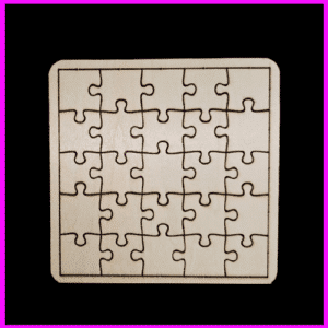 Square Puzzle - Wood Craft Cut Out