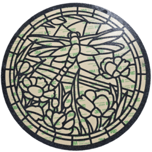 Dragonfly Stained Glass Template