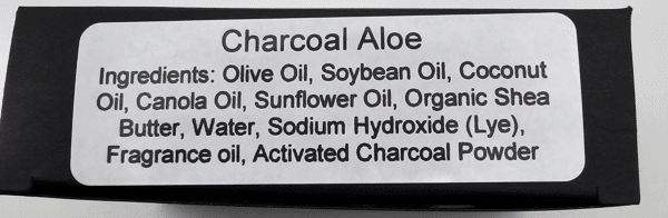 Charcoal Aloe Bar Soap - Image 2