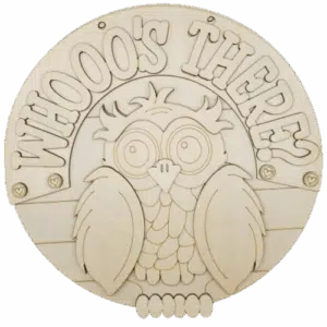 Whooo's There - Cut Out Craft