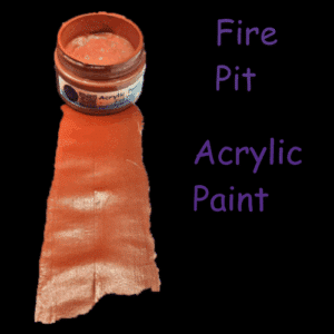 Fire Pit - Acrylic Paint