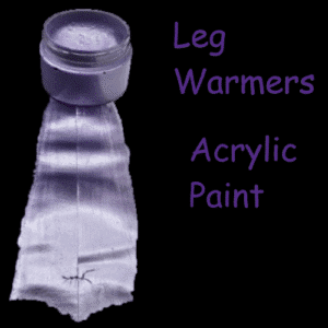 Leg Warmers - Acrylic Paint