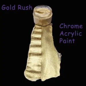 Chrome Acrylic Paint - Gold Rush
