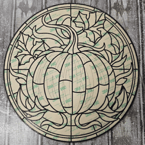 Pumpkin Stained Glass