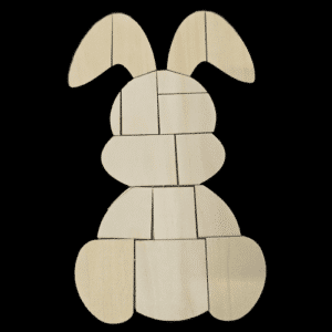 Patchwork Bunny - Cut Out Craft
