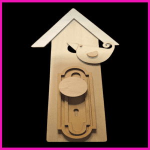 Birdhouse Door Knob - Cut Out Craft