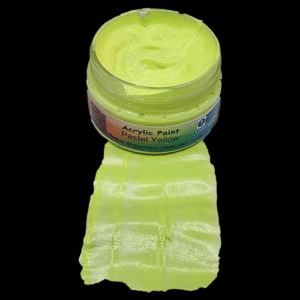 Acrylic Paint - Pastel Yellow (Pastel Neon Paint Bundle)