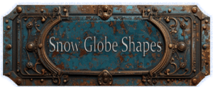 Snow Globe Shapes Button