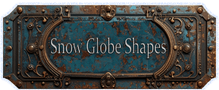 Snow Globe Shapes Button